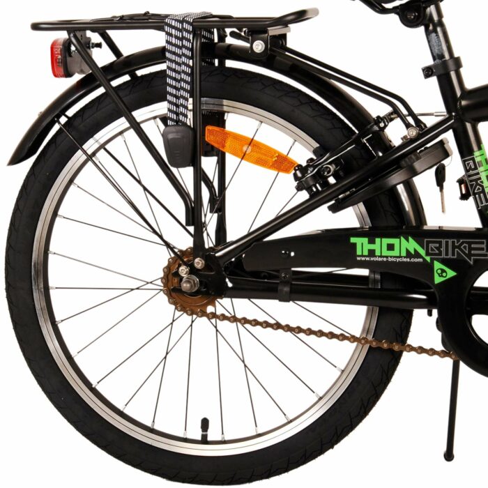 Thombike 20 inch Zwart Groen 3 W1800
