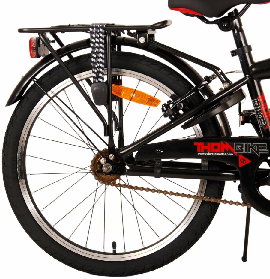 Thombike 20 inch Zwart Rood 3 W1800